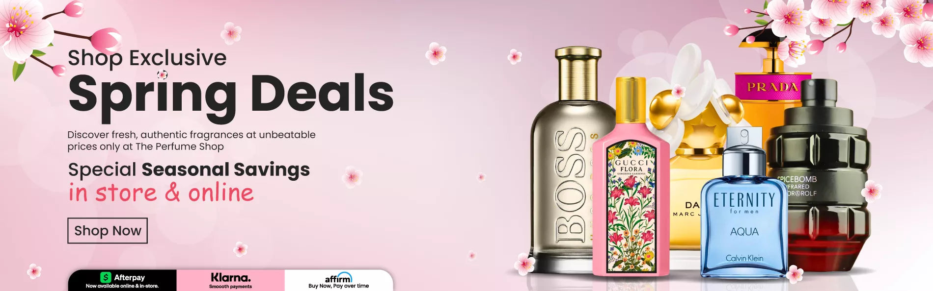 Perfume Sale - seasonal savings on fragrances