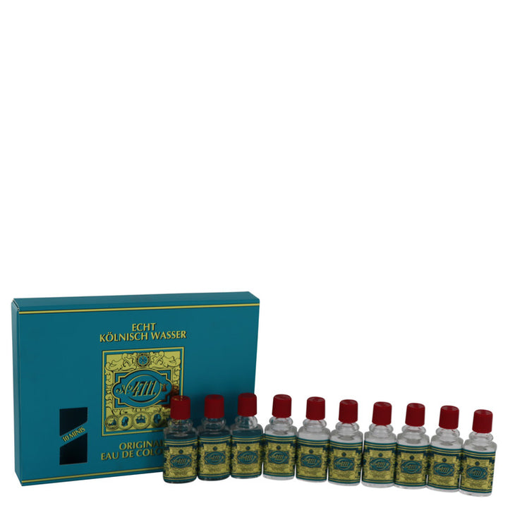 4711-by-4711-For-Men Gift Set  Includes Ten (10) Travel size Eau De Cologne .10 oz  in a gift box 