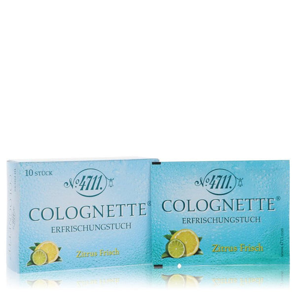 4711 Colognette Refreshing Lemon by 4711 For Men Box Of 10 Refreshing Tissues --