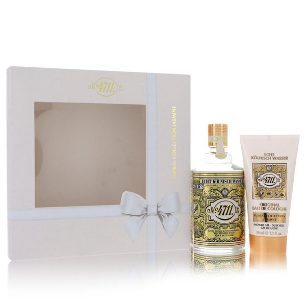 4711 Floral Collection Jasmine by 4711 For Men Gift Set (Unisex) -- 3.4 oz Cologne Spray + 1.7 oz Shower Gel