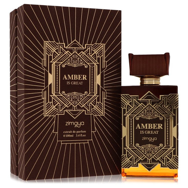 Afnan Amber is Great by Afnan For Men Extrait De Parfum (Unisex) 3.4 oz