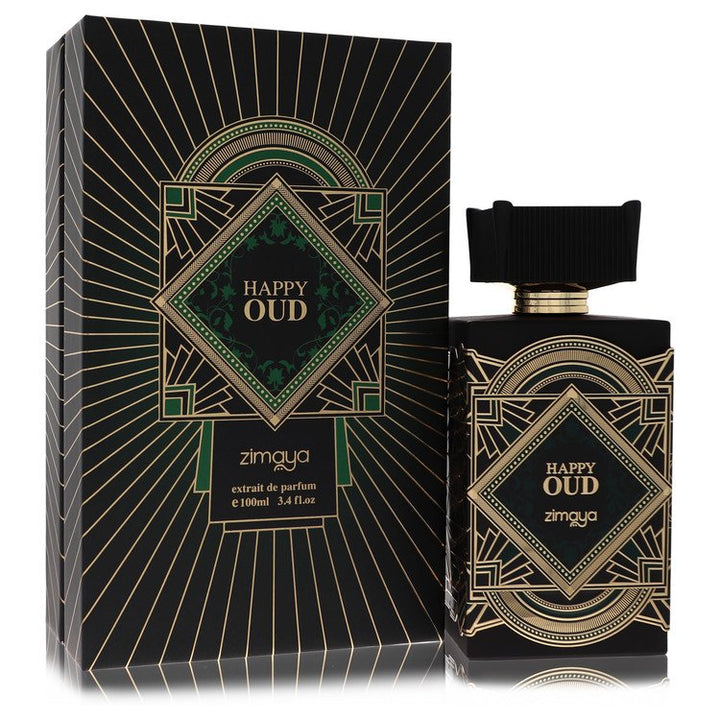 Afnan Zimaya Happy Oud by Afnan For Men Extrait De Parfum Spray (Unisex) 3.4 oz