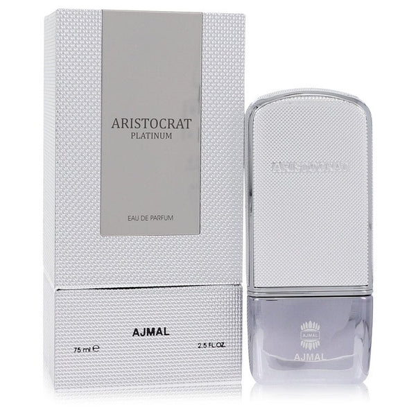 Ajmal Aristocrat Platinum by Ajmal For Men Eau De Parfum Spray 2.5 oz