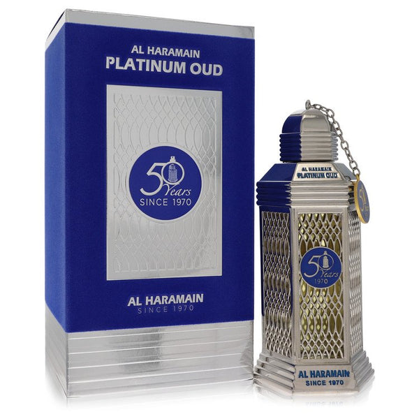 Al-Haramain-50-Years-Platinum-Oud-by-Al-Haramain-For-Women-Eau-De-Parfum-Spray-(Unisex)-3.3-oz