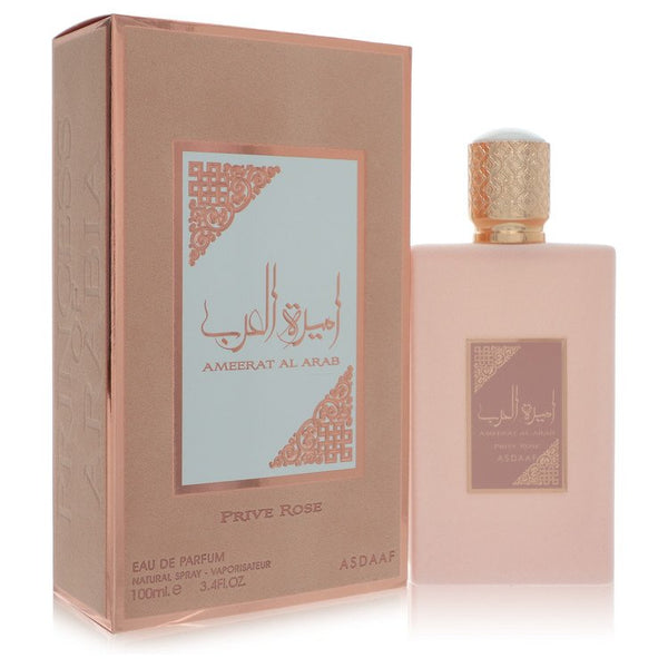 Lattafa Asdaaf Ameerat Al Arab Prive Rose by Lattafa For Women Eau De Parfum Spray (Unisex) 3.4 oz