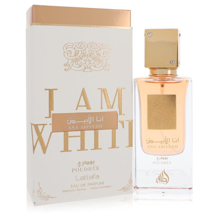 Ana Abiyedh I am White Poudree by Lattafa For Women Eau De Parfum Spray (Unisex) 2 oz