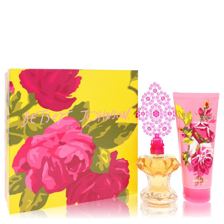 Betsey-Johnson-by-Betsey-Johnson-For-Women Gift Set  3.4 oz Eau De Parfum Spray + 6.7 oz Body Lotion 