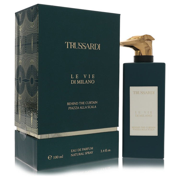 Behind The Curtain Plazza Alla Scala by Trussardi For Men Eau De Parfum Spray (Unisex) 3.4 oz