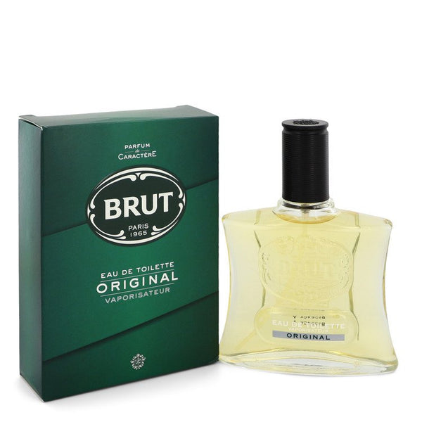 Brut by Faberge For Men Eau De Toilette Spray (Original Glass Bottle) 3.4 oz