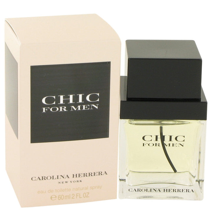 Chic by Carolina Herrera For Men Eau De Toilette Spray 2 oz