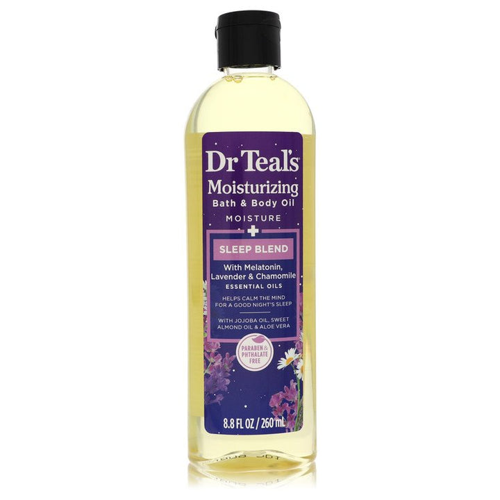 Dr-Teal's-Moisturizing-Bath-&-Body-Oil-Sleep-Blend-by-Dr-Teal's-For-Women-Bath-&-Body-Oil-with-Melatonin,-Lavender-&-Chamomile-8.8-oz