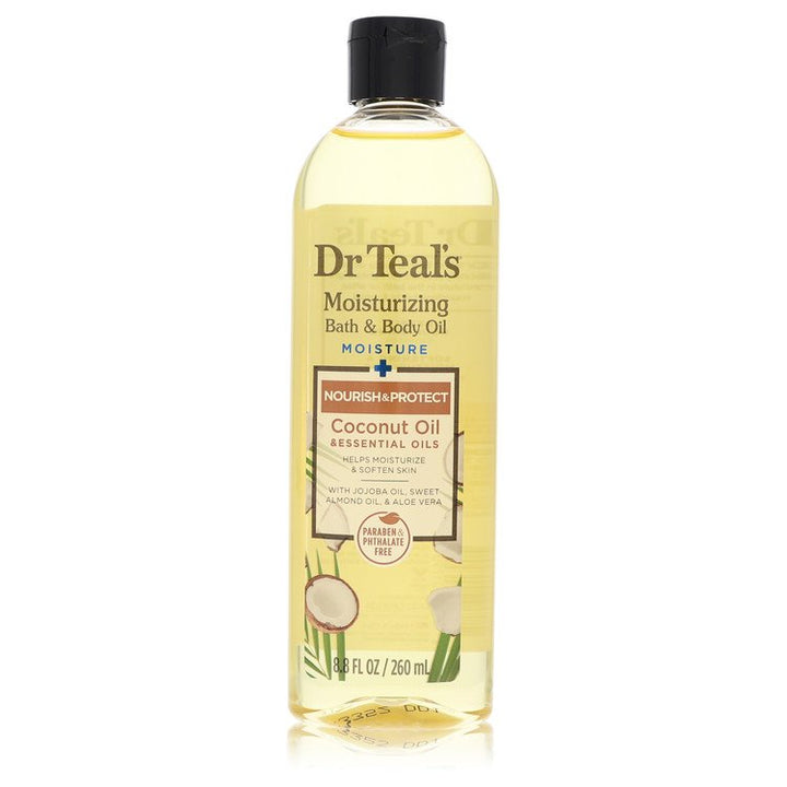 Dr-Teal's-Moisturizing-Bath-&-Body-Oil-by-Dr-Teal's-For-Women-Nourishing-Coconut-Oil-with-Essensial-Oils,-Jojoba-Oil,-Sweet-Almond-Oil-and-Cocoa-Butter-8.8-oz