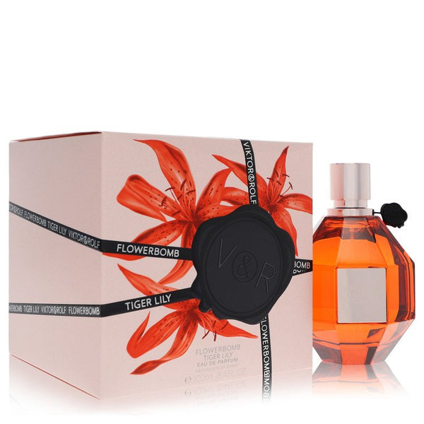 Flowerbomb Tiger Lily by Viktor & Rolf For Women Eau De Parfum Spray 3.4 oz