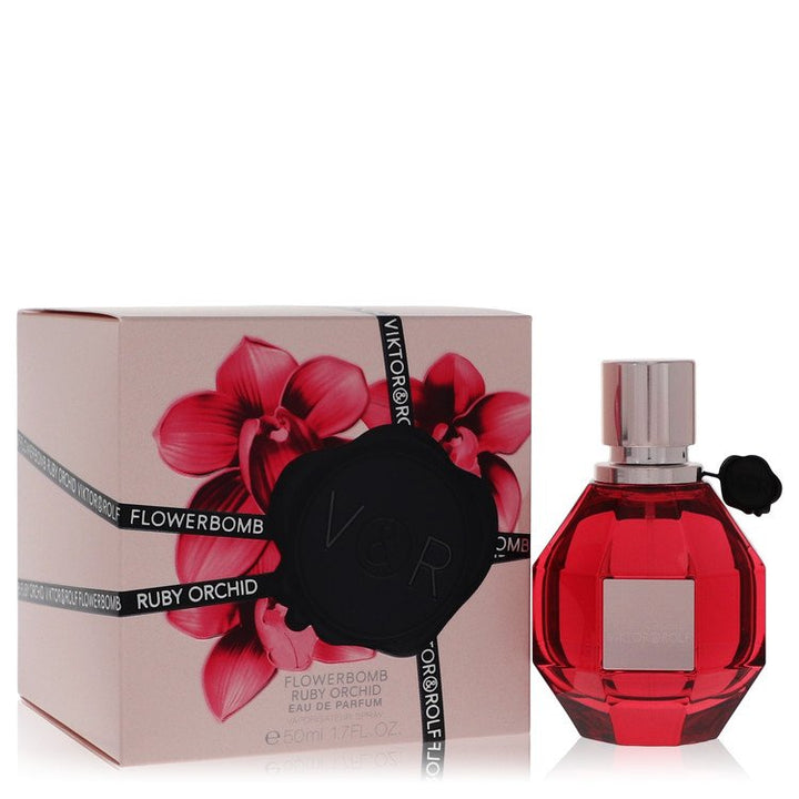 Flowerbomb Ruby Orchid by Viktor & Rolf For Women Eau De Parfum Spray 1.7 oz