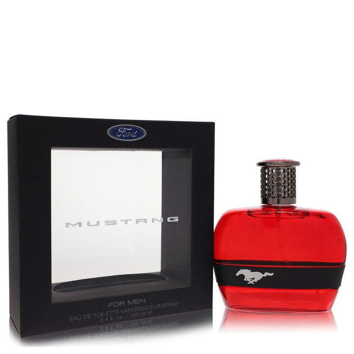 Ford Mustang Red by Estee Lauder For Men Eau De Toilette Spray 3.4 oz