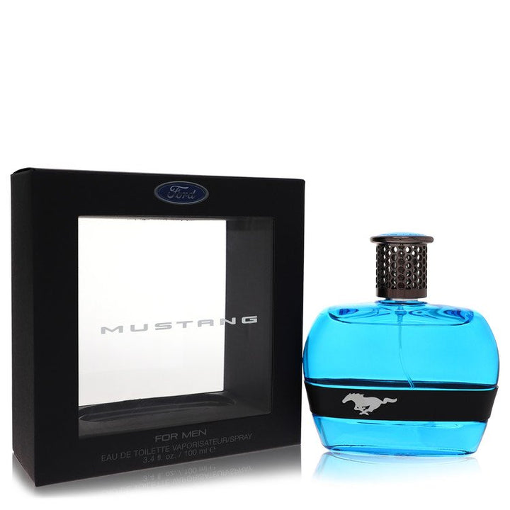 Ford Mustang Blue by Estee Lauder For Men Eau De Toilette Spray 3.4 oz