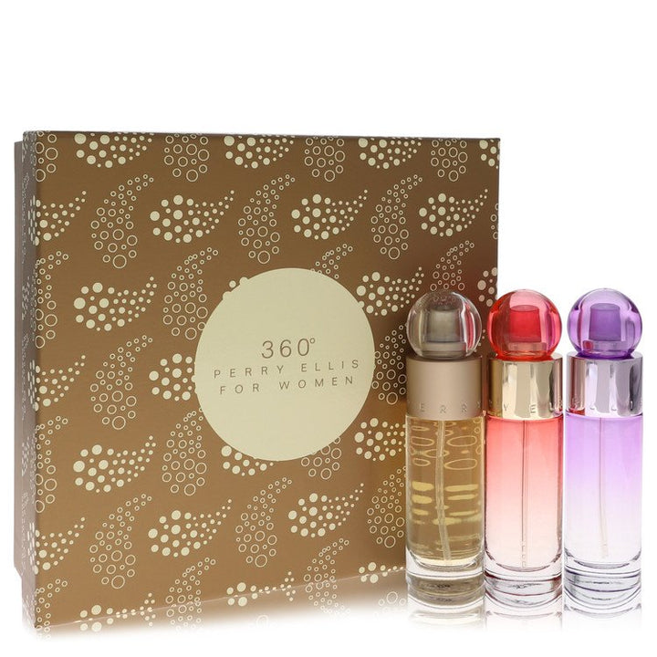 perry-ellis-360-by-Perry-Ellis-For-Women-Gift-Set----1-oz-Perry-Ellis-360-EDT-Spray-+-1-oz-Perry-Ellis-360-Coral-EDP-Spray-+-1-oz-Perry-Ellis-360-Purple-EDP-Spray