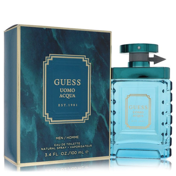 Guess Uomo Acqua by Guess For Men Eau De Toilette Spray 3.4 oz