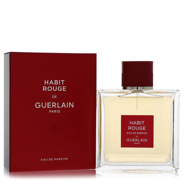 Habit Rouge by Guerlain For Men Eau De Parfum Spray 3.4 oz