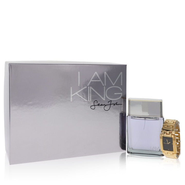 I-Am-King-by-Sean-John-For-Men Gift Set  3.4 oz Eau De Toilette Spray + Watch 