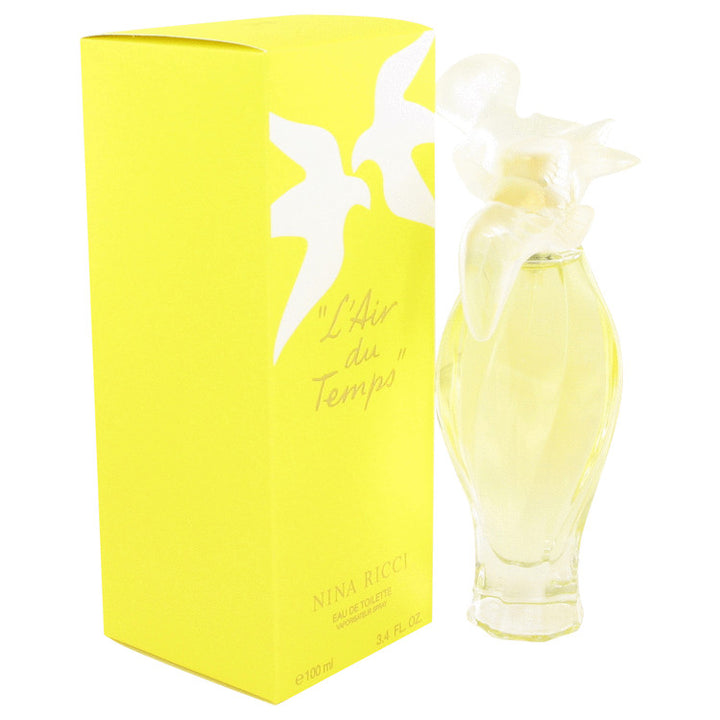 L'Air-Du-Temps-by-Nina-Ricci-For-Women-Eau-De-Toilette-Spray-With-Bird-Cap-3.3-oz