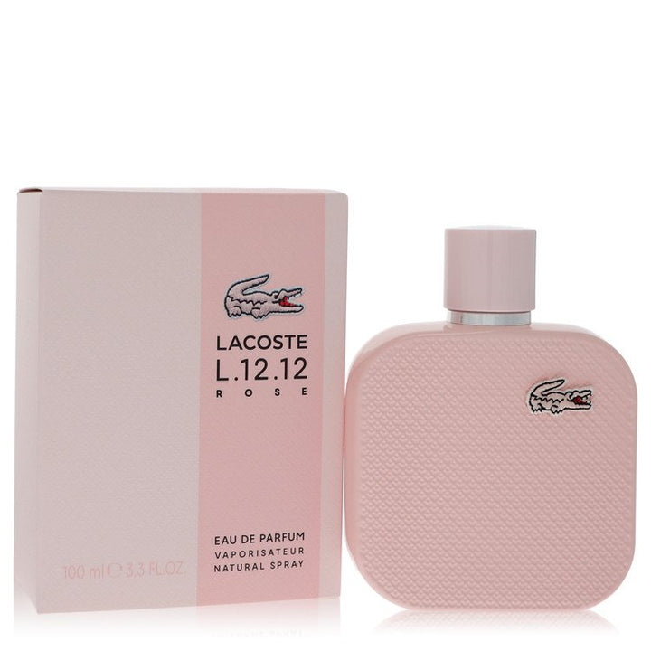 Lacoste Eau De Lacoste L.12.12 Rose by Lacoste For Women Eau De Parfum Spray 3.3 oz