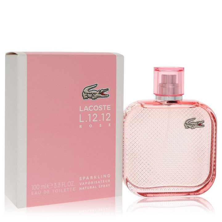 Lacoste Eau De Lacoste L.12.12 Rose Sparkling by Lacoste For Women Eau De Toilette Spray 3.3 oz