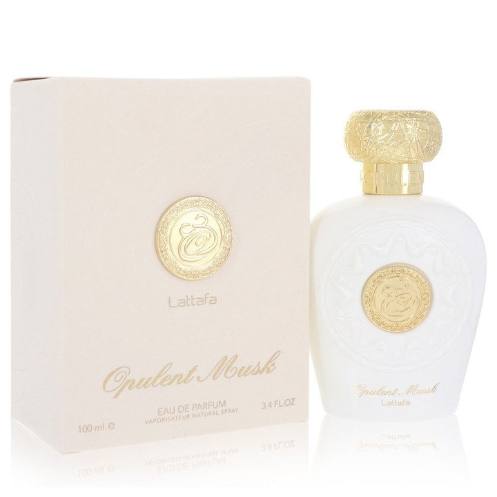 Lattafa Opulent Musk by Lattafa For Women Eau De Parfum Spray (Unisex) 3.4 oz