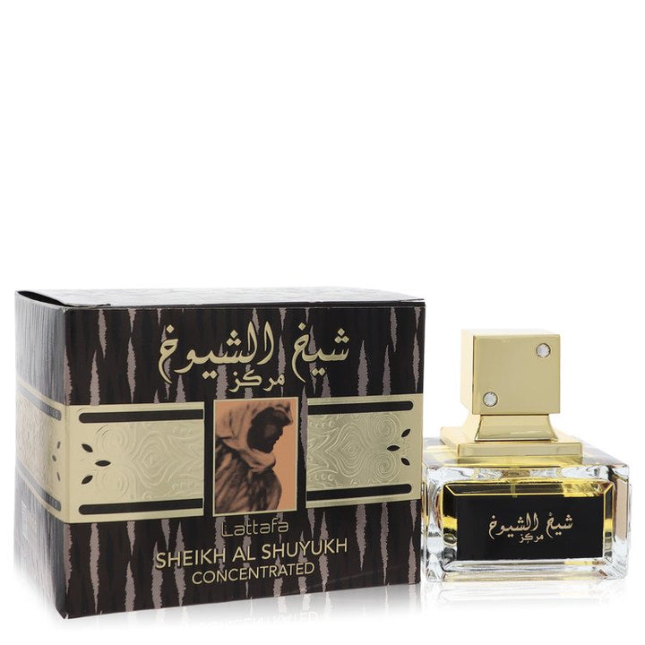 Lattafa Sheikh Al Shuyukh by Lattafa For Men Eau De Parfum Spray Concentrated (Unisex) 3.4 oz