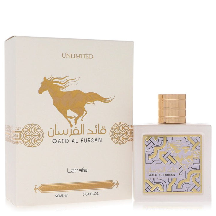 Lattafa Qaed Al Fursan Unlimited by Lattafa For Men Eau De Parfum Spray (Unisex) 3.04 oz