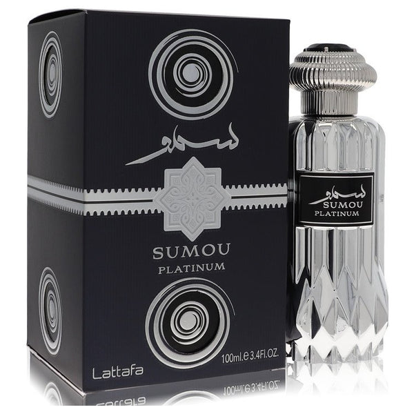 Lattafa Sumou Platinum by Lattafa For Men Eau De Parfum Spray (Unisex) 3.4 oz