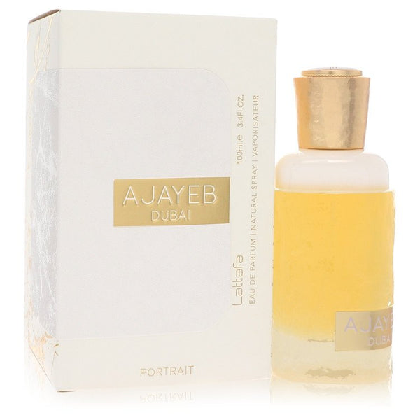 Lattafa Ajayeb Dubai Portrait by Lattafa For Men Eau De Parfum Spray (Unisex) 3.4 oz