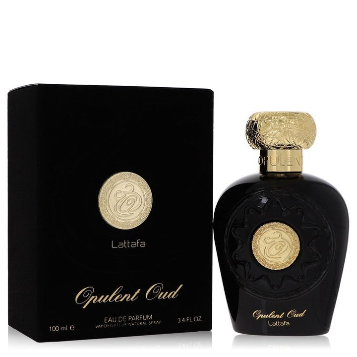 Lattafa Opulent Oud by Lattafa For Men Eau De Parfum Spray (Unisex) 3.4 oz