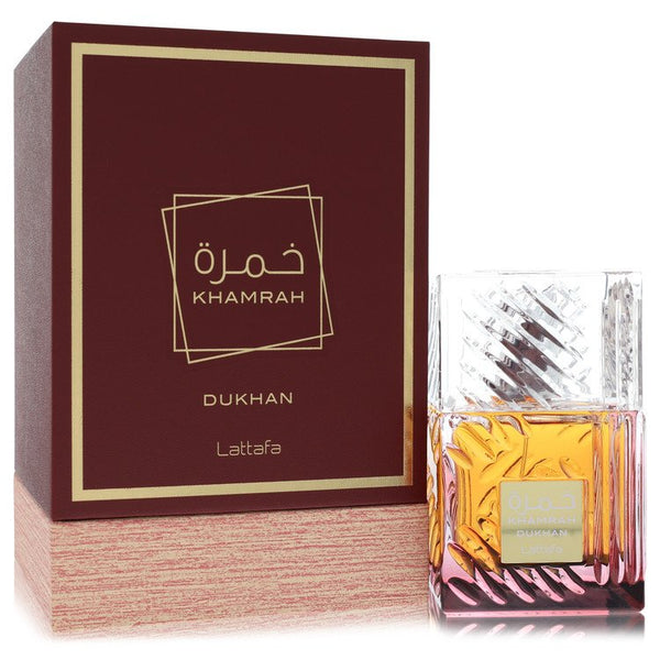 lattafa-khamrah-dukhan-by-lattafa-for-men Eau De Parfum Spray (Unisex) 3.4 oz