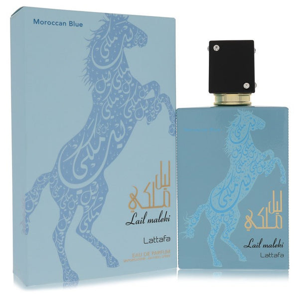 lattafa-lail-maleki-morrocan-blue-by-lattafa-for-men Eau De Parfum Spray (Unisex) 3.4 oz