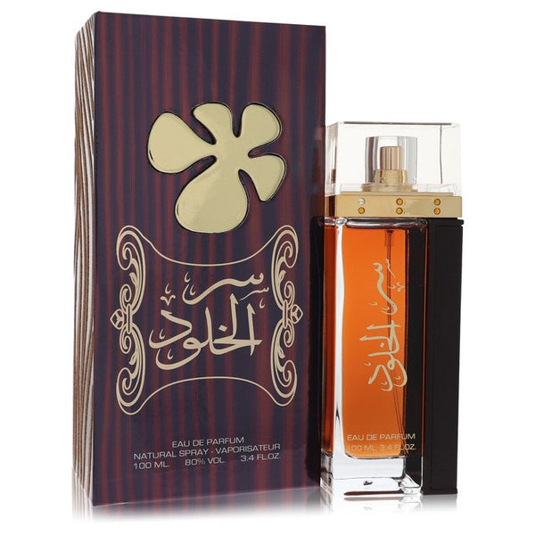 Lattafa Ser Al Khulood by Lattafa For Men Eau De Parfum Spray (Unisex) 3.4 oz