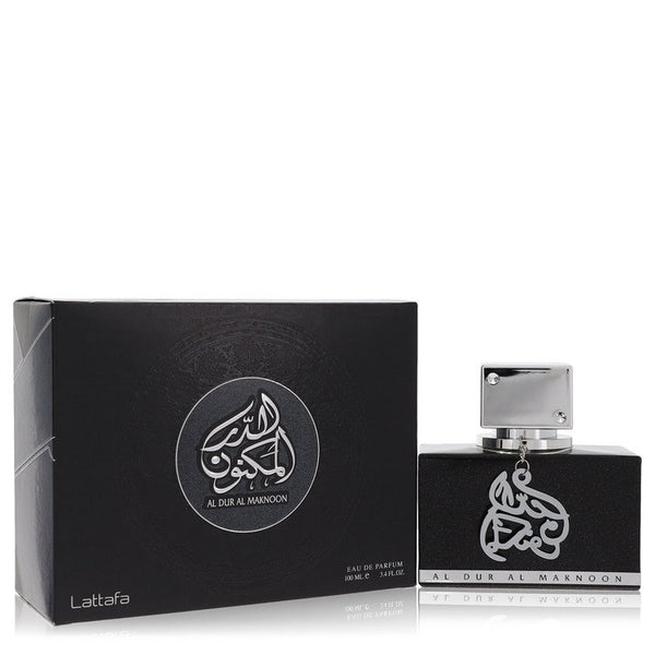 Lattafa Al Dur Al Maknoon Silver by Lattafa For Men Eau De Parfum Spray (Unisex) 3.4 oz