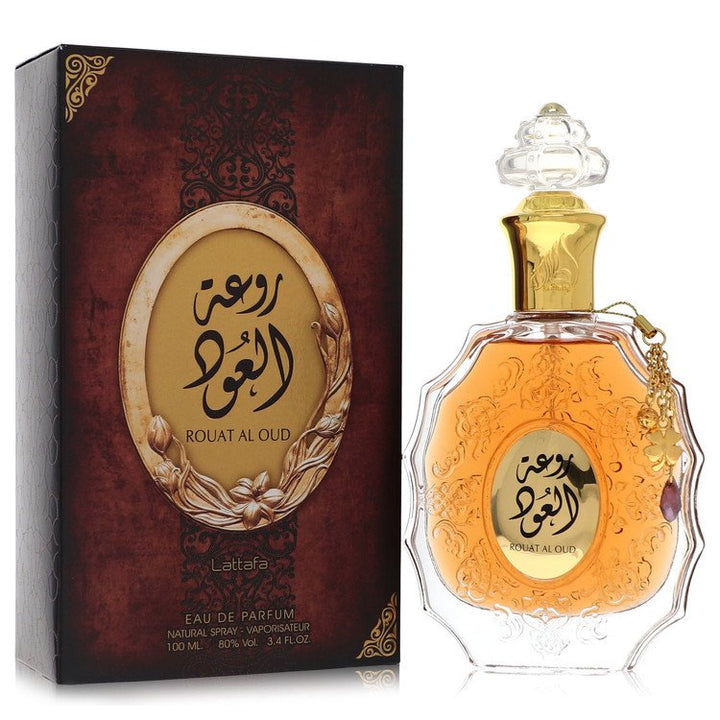 Lattafa Rouat Al Oud by Lattafa For Men Eau De Parfum Spray (Unisex) 3.4 oz