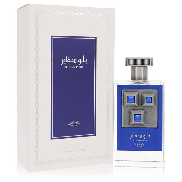 Lattafa Pride Blue Sapphire by Lattafa For Men Eau De Parfum Spray (Unisex) 3.4 oz