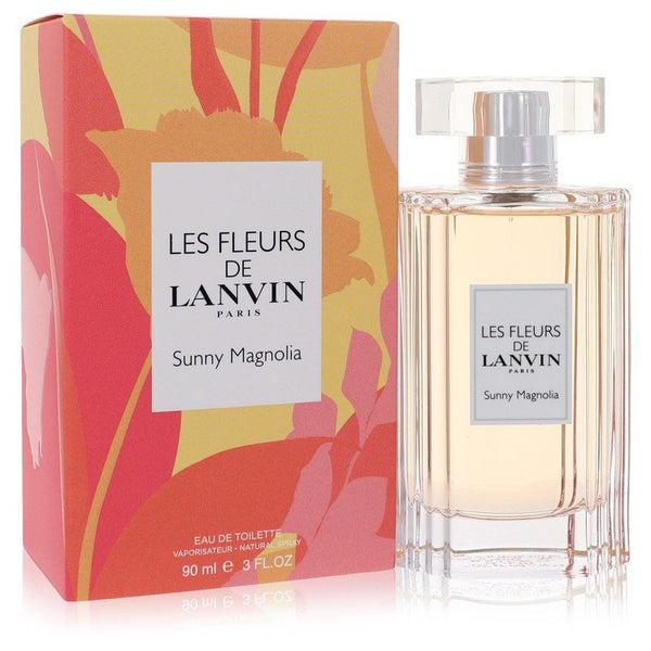 Les Fleurs De Lanvin Sunny Magnolia by Lanvin For Women Eau De Toilette Spray 3 oz