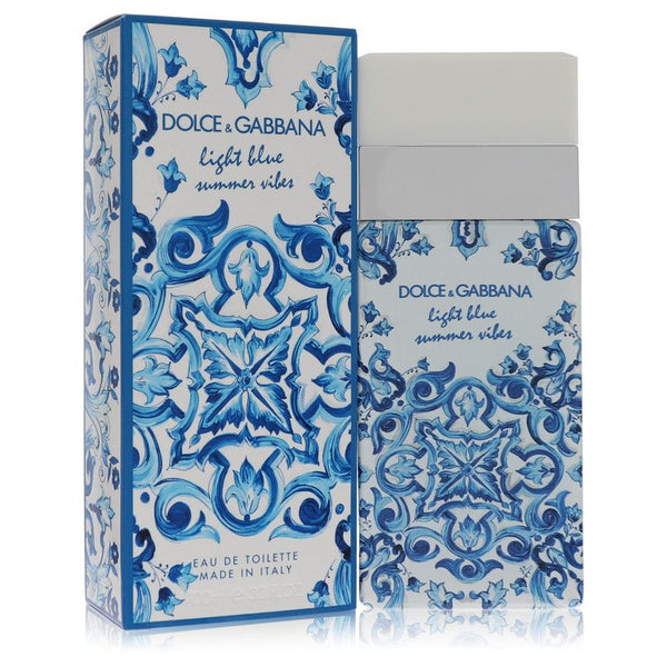 Light Blue Summer Vibes by Dolce & Gabbana For Women Eau De Toilette Spray 3.4 oz