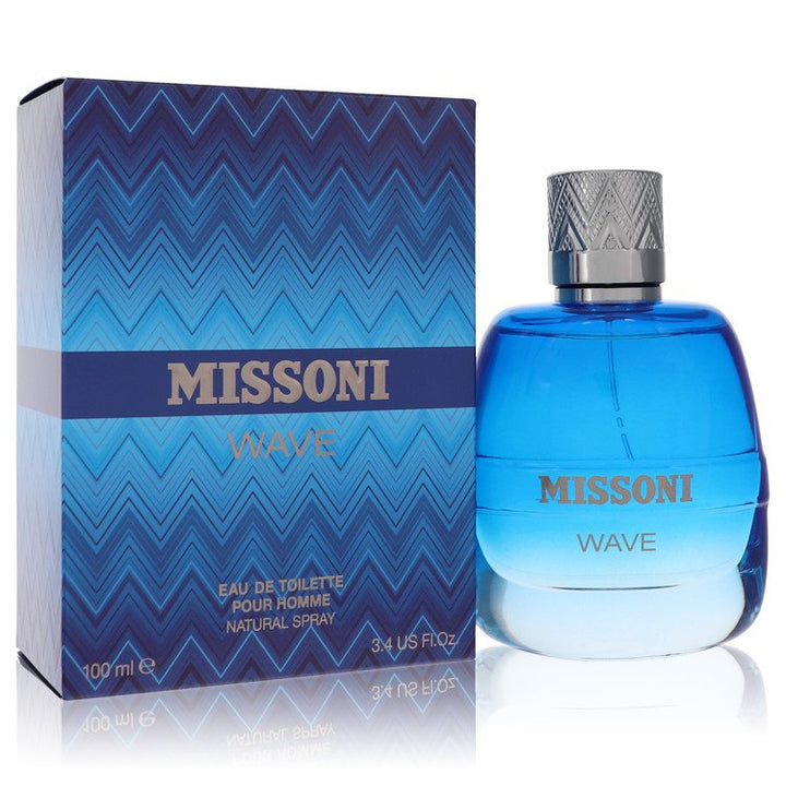 Missoni Wave by Missoni For Men Eau De Toilette Spray 3.4 oz