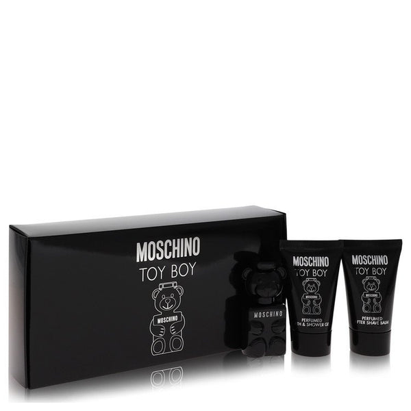 Moschino-Toy-Boy-by-Moschino-For-Men Gift Set  .17 oz Mini EDP + .8 oz Shower Gel + .8 oz After Shave Balm 