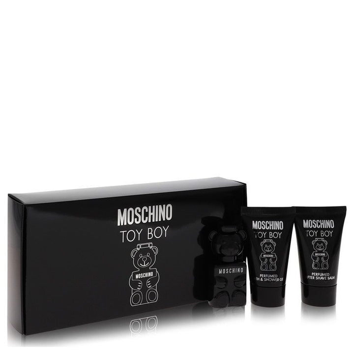 Moschino-Toy-Boy-by-Moschino-For-Men Gift Set  .17 oz Mini EDP + .8 oz Shower Gel + .8 oz After Shave Balm 