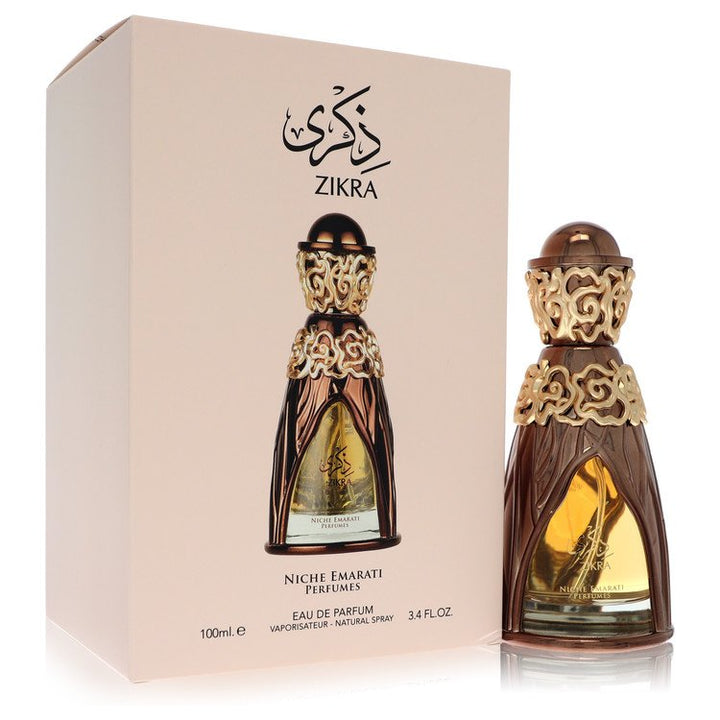 Niche Emarati Zikra by Lattafa For Women Eau De Parfum Spray (Unisex) 3.4 oz