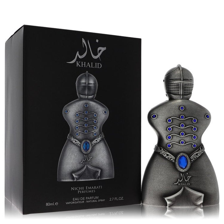 Niche Emarati Khalid by Lattafa For Men Eau De Parfum Spray (Unisex) 2.7 oz