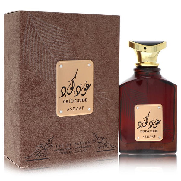 Lattafa Asdaaf Oud Code by Lattafa For Men Eau De Parfum Spray (Unisex) 3.4 oz