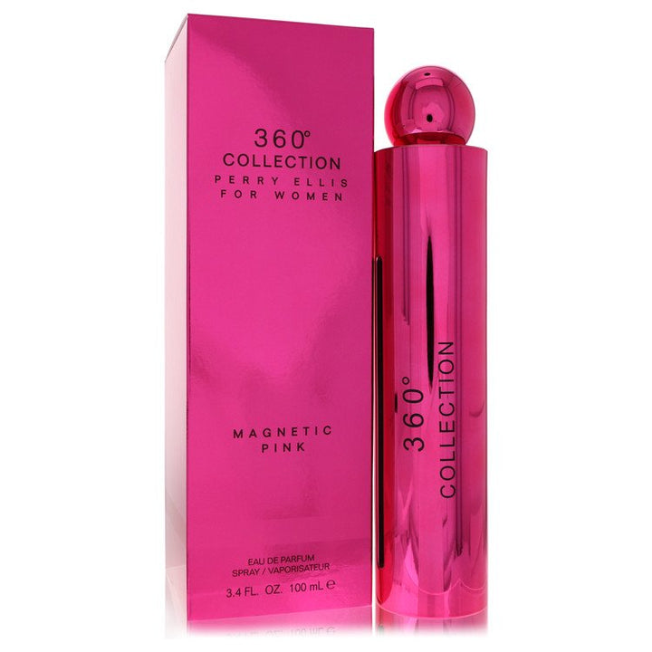 Perry Ellis 360 Collection Magnetic Pink by Perry Ellis For Women Eau De Parfum Spray 3.4 oz