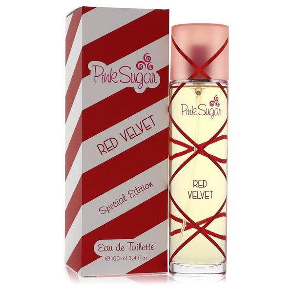 Pink Sugar Red Velvet by Aquolina For Women Eau De Toilette Spray 3.4 oz