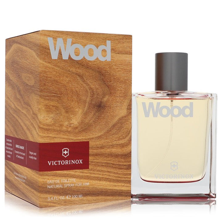 Swiss Army Wood by Victorinox For Men Eau De Toilette Spray 3.4 oz